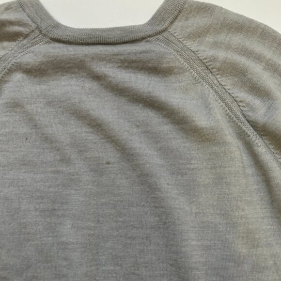 Lululemon Simply Wool Merino Knit Sweater pullover Heather Starlight Gray READ - Picture 8 of 14